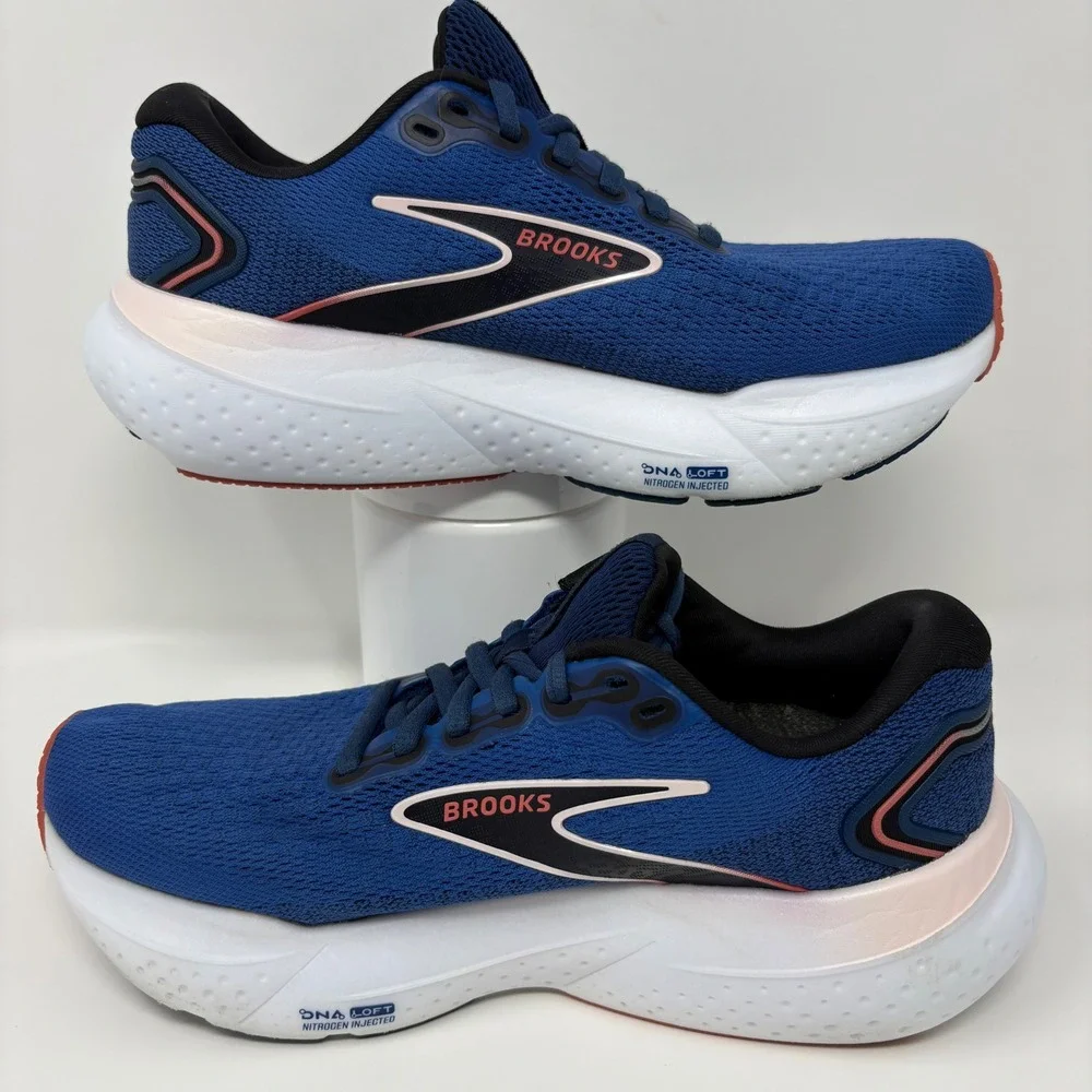 Brooks Glycerin 21 Women's Size 6 Blue Pink White Running Shoes (1204081B496)